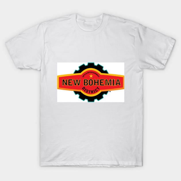 New Bohemia District Logo T-Shirt by russfagle